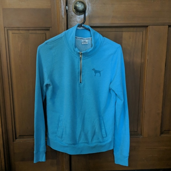 VS Pink Everyday Lounge Quarter Zip - Picture 1 of 2